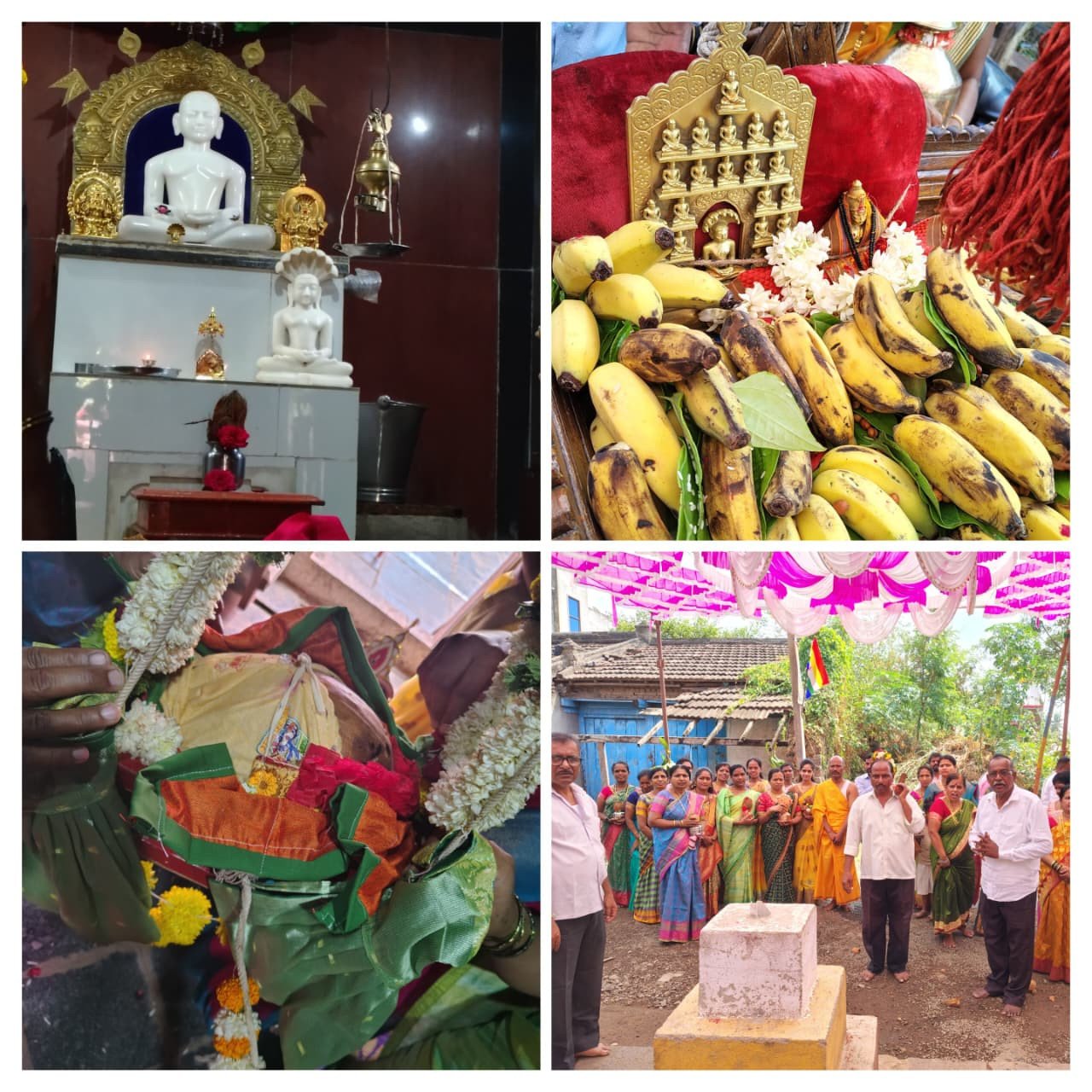 ಜಿನವಾನಿ ಮಹಿಳ ಮಂಡಲ ಬಿರಡಿ ಮಹಾವೀರ ಜನ್ಮಕಲ್ಯಾಣ ಆಚರಣೆ ಮಾಡಲಾಗಿದೆ ಬಿರಡಿ